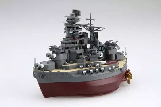 Chibimaru Fleet Series Chibimaru Fleet Nagato plastic model No.33 EX-2 (with photo-etched parts) серый