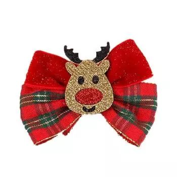 Chic Christmas Hair Clip Stainless Steel Side Clips Elk Penguin Xmas Tree Snawflake Bobby Pin Styling Accessories New Year Party snowflake/xmas tree