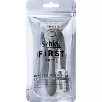 Chic First Thick Japan Chic First Shaving Holder With Ash Gray Blades+1 Replacement Blade