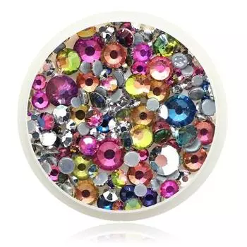 Chic Fit Nail Full Stone эксклюзивный размер смешанный цветной камень для ногтей ZN0020, 1 шт., AURORA