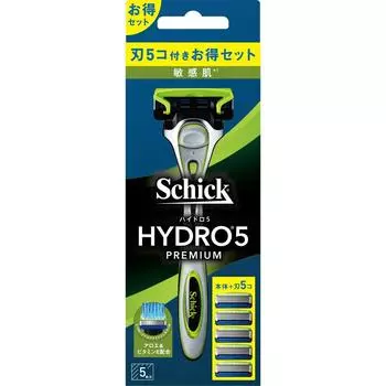 Chic Hydro Thick Hydro 5 Premium Sensitive Skin Compop с лезвиями + 4 сменных лезвия