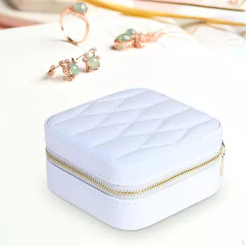 Chic Jewelry Travel Box — стильное решение для хранения аксессуаров белый