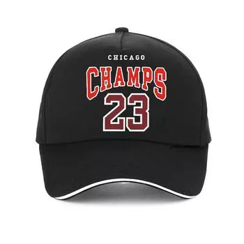 CHICAGO CHAMPS 23 Бейсболки Летний козырек Хип-хоп Snapback Hat Унисекс Хлопковые шапки для верховой езды Регулируемая унисекс Уличная кепка для папы Adjustable