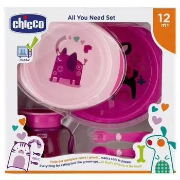 Chicco All You Need 12m+ Розовый набор из 5 предметов