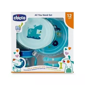 Chicco All You Need 12m+ Синий набор из 5 предметов