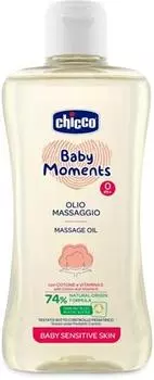 Chicco Baby Moments Sensitive huile de massage TU прозрачный