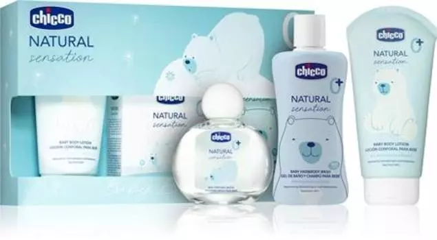 Chicco Natural Sensation Baby Essential Gift Set for Baby 0+ TU прозрачный
