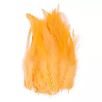 Куриное перо 6-8 перьев с белым кончиком, аксессуары для одежды, материал для поделок, 15-20 см, головной убор из перьев петуха
