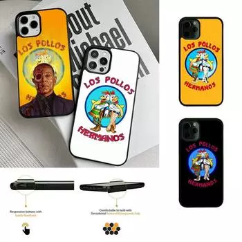 Чехол для телефона с курицей Los Pollos Hermanos для Iphone 13 12 Mini 11 Pro Max 7 8 Plus X Xs Max XR, жесткий силиконовый чехол для ПК iphone xs max