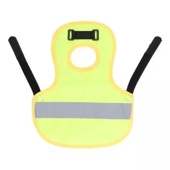 Chicken Reflective Vest Warm Safe Lightweight Poultry Harness Vest for Hen Ducks Geese Fluorescent флуоресцентный зеленый