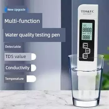Chicken Seasoning Drinking Water Height Precision For Home Water Purifier Pure Tap Water Multi-Function Tester Water quality testing pen [1 pack]]