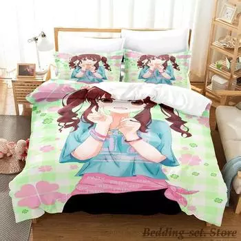 Chieri Ogata Bedding Set Single Twin Full Queen King Size Bed Set Adult Kid Bedroom Duvetcover Sets Anime parure de lit Bed 70x133cm 2pcs
