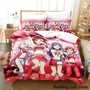 Chieri Ogata Bedding Set Single Twin Full Queen King Size Bed Set Adult Kid Bedroom Duvetcover Sets Anime parure de lit Bed 70x133cm 2pcs