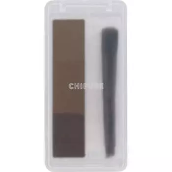 Chifure Eyebrow Powder GR30 Green Brown Eye makeup Eyebrows Take the natural color on a thick brush and draw from the top of the eyebrow to the top of