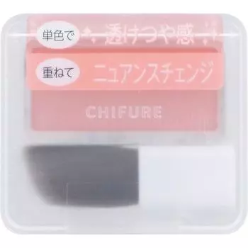 Chifure Powder Cheek Nuance Color 100 Skin Makeup Нанесите небольшое количество на кисть и распределите по щекам.. Макияж кожи