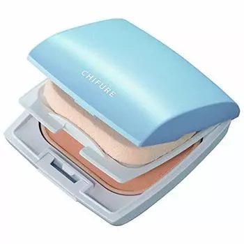 Chifure UV Foundation Case Refill 43 Yellow Ocher 14g Bi-Cake (с губкой) +