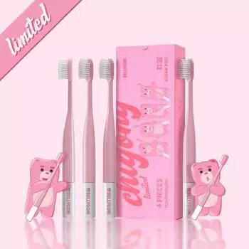 Chigong episode. Eco-friendly toothbrush 4P (Bellygom)