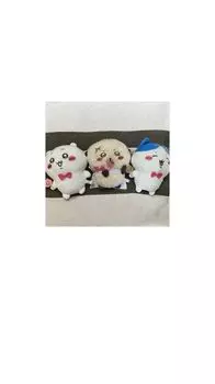 Chiika with Sea Otter Plush Set of Official Merchandise Toy, Approx. 16cm, 3,