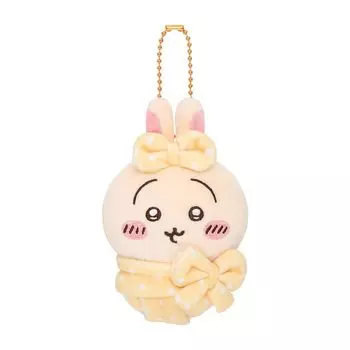 Chiikawa Kyu Swaddle Petit Mini Mascot плюшевый кролик