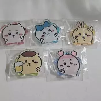 Chiikawa Peace V Gacha Acrylic Stand Set Of 5 (chiikawa Hachiware)