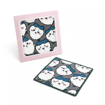 Chiikawa Полный Hachiware Полотенце Носовой платок Синий Синель в Упаковке Милый 41-5070250 Приблизительно. 25 х 25 см