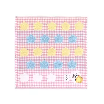 Chiikawa Star Towel носовой платок розовый марлевый ворс милый 41-1020070 прибл.. 25 х 25 см розовый