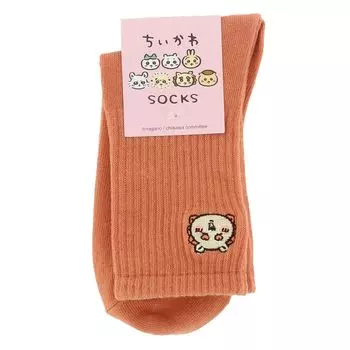 Chikawa Hachiware Rabbit Flying Squirrel Sea Otter Chestnut Manju Shisa One Point Embroidery Crew Length Socks Socks Ladies Character 03197001 Shisa