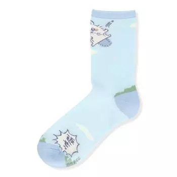 Chikawa Momonga Return Mesh Crew Length Socks Socks Character 03197012 Momonga [Naigai] Women s 3197012-224-60 60.