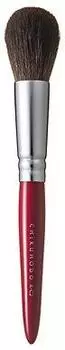 CHIKUHODO Kumano Brush Chikuhodo Regular Series Cheek Brush Gray Squirrel Red Line Makeup Brush (Makeup Brush) RR-C2