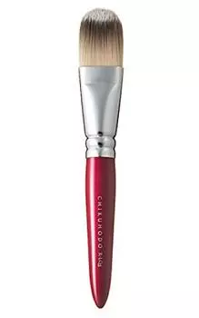 CHIKUHODO Kumano Brush Chikuhodo Regular Series Liquid Brush PBT Red Line Makeup Brush (Makeup Brush) (Synthetic Fiber) RR-LQ4