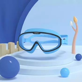 Children Adjustable Swimming Goggles Big Frame Anti Fog Swimming Glasses Outdoor UV Protection Swim Eyewear with Goggles Case