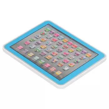 Children Baby Tablet Educational Toys Electronic Machine Early Learning English Study TabletBlue синий