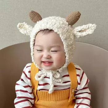 Детские шапочки, детская шапка для маленьких мальчиков и девочек, повседневные шапки с 3D-ушами, дизайн