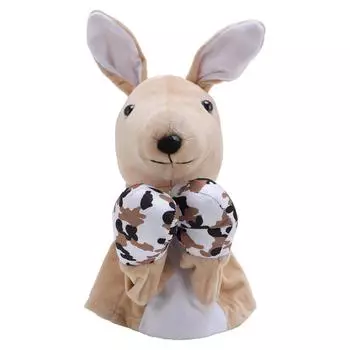 Children Boxing Doll Animal Hand Puppet with Sound Parent Child Interaction Boxing Doll for Family