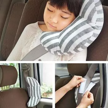 Детская автомобильная подушка, Стайлинг, подушка для шеи, подголовник, детские автомобильные ремни безопасности, подушка, детский плечевой ремень безопасности, повязка на голову, поддержка зелёный