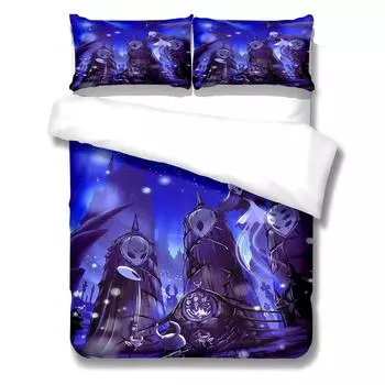 Children Knight Duvet Cover Set King Queen Double Full Twin Single Size Bed Linen Set EU single(135x200cm)
