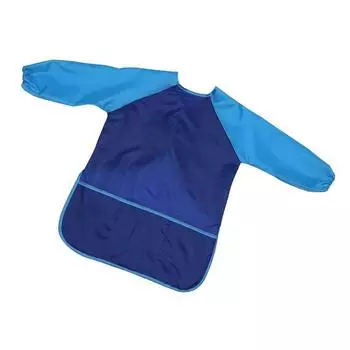 Children Long Sleeve Waterproof Apron Kid Art Craft Painting Cook Feeding s