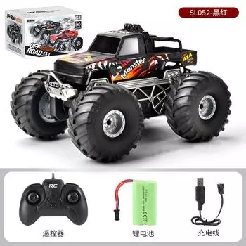 Children S 2.4G Remote Control Amphibious Free Rotating Climbing Car Pickup Truck Remote Control Car Boy Toy Factory Support Labeling