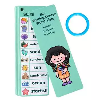 Children S And Primary School Students English High-Frequency Word Cognitive Learning Card, A Full Set Of Buckle-Type Carry-On Educational Toys