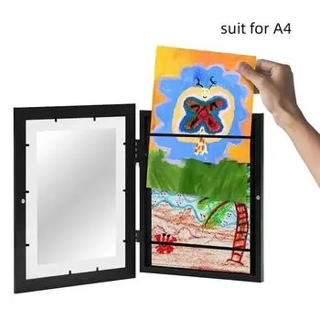 Children s Art Frame Marcos Magnetic Photo Frames Wall Pictures Open Mutable Photo Card Supplies Painting Picture Display Albums