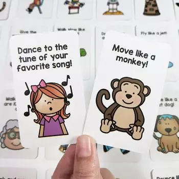 Children s Board Game Brain Rest Card English Words Classroom Activity Parent-Child Interaction Toys Desktop Puzzle Game Default