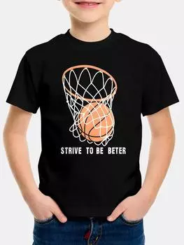 Детская одежда для мальчиков Детская весенняя одежда для баскетбола Детская футболка с коротким рукавом Одежда для маленьких мальчиков Футболки Топы 5-6Y