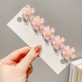 Children s Braided Hair Flower Clips - Cute Hair Accessories for Little Girls