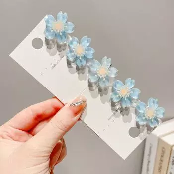 Children s Braided Hair Flower Clips - Cute Hair Accessories for Little Girls