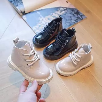 Children s Casual Boots Fall Boys and Girls Textured Stylish Side Zipper Ankle Boots 21