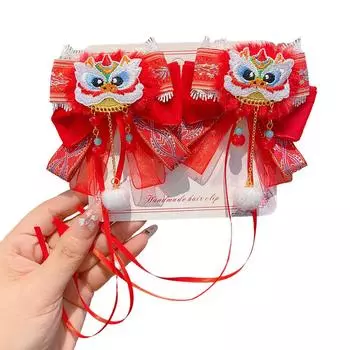 Children s Chinese Style Hairpin Set Traditional New For Princess Exquisite Hair Year Accessori X3H3 style3-One size