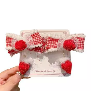 Children s Chinese Style Hairpin Set Traditional New Hanfu Accessories For Princess Exquisite H J1B9 style3-One size