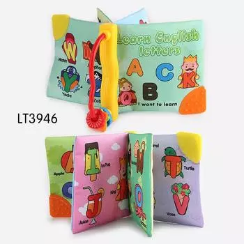 Children S Cloth Book Toy With Sound Paper Bb Device Baby Palm Book With Toothpaste Infant Early Education English Animal Cognition