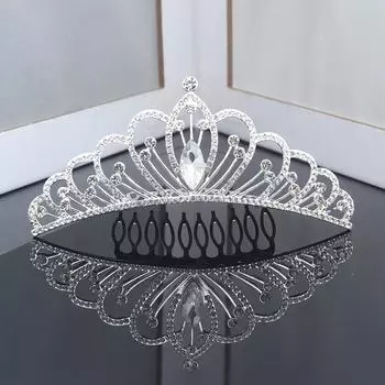 Children S Crown Little Princess Rhinestone Hair Comb Little Girl Birthday Gift Children S Show Hair Accessories Headdress