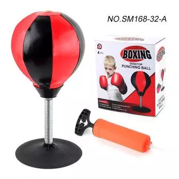 Children S Desktop Decompression Toys, Tumbler Boxing Speed Ball Set, Sports Training Equipment Inflatable Boxing Ball